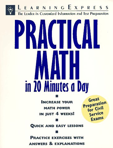 Practical Math in 20 Minutes a Day (Skill Builders for Test Takers),Used