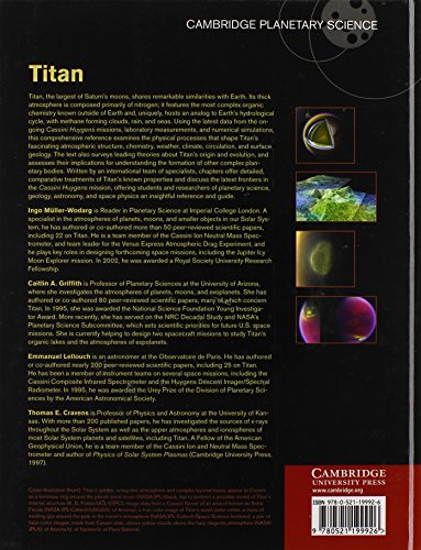 Titan: Interior, Surface, Atmosphere, and Space Environment (Cambridge Planetary Science, Series Number 14),Used