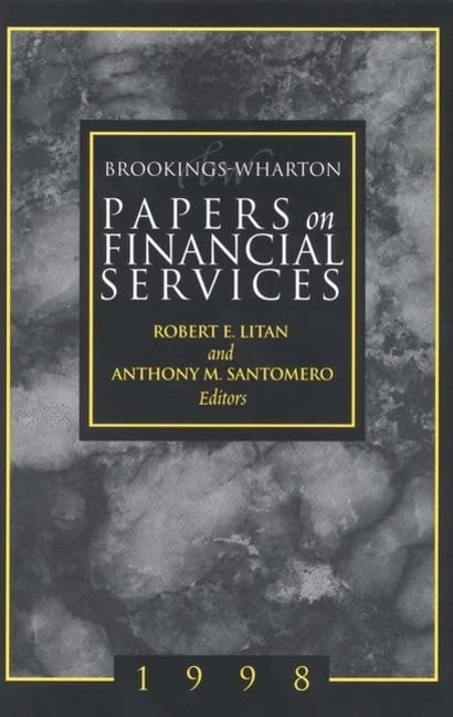 BrookingsWharton Papers on Financial Services: 1998,Used