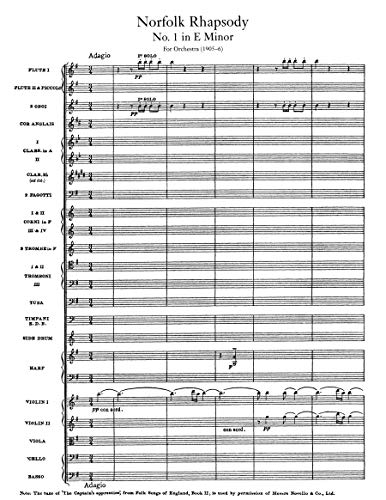 Fantasia on a Theme by Thomas Tallis and Other Works for Orchestra in Full Score (Dover Orchestral Music Scores),Used