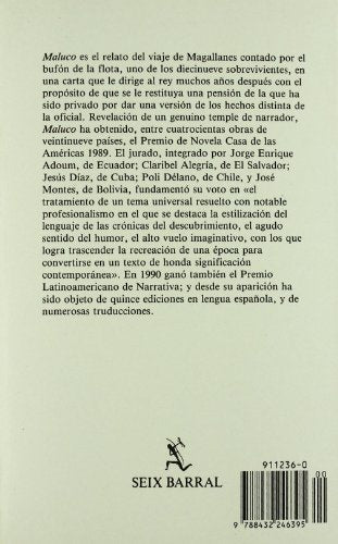 Maluco: LA Novela De Los Descubridores (Biblioteca Del Sur. Novelas.) (Spanish Edition),Used