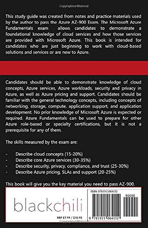 Microsoft Azure Fundamentals AZ900 Study Guide & Exam Prep,Used