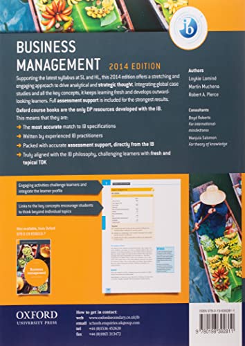 Ib Business Management Course Book: 2014 Edition: Oxford Ib Diploma Program,Used