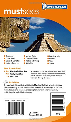 Michelin Must Sees Cancun +The Yucatan (Must See Guides/Michelin),Used