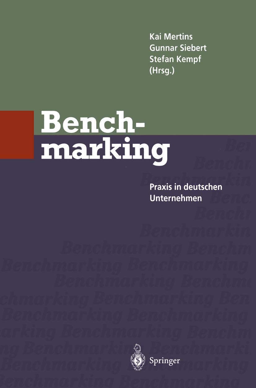 Benchmarking: Praxis In Deutschen Unternehmen (German Edition),Used