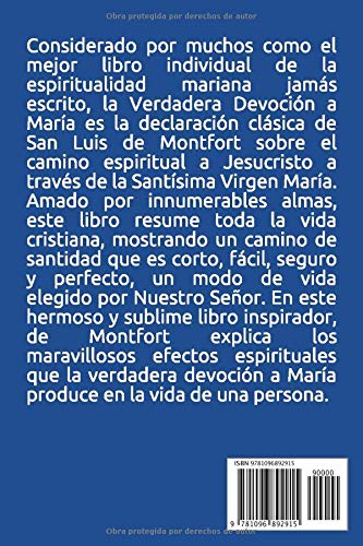 Tratado de la Verdadera Devocin a la Santsima Virgen Mara (Spanish Edition),New