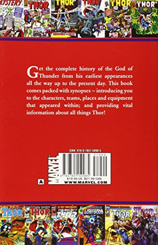 Thor: Official Index To The Marvel Universe,Used