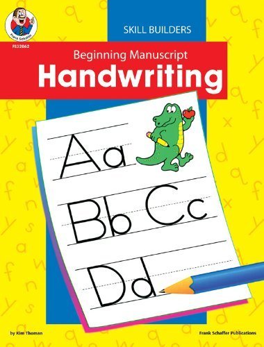 Beginning Manuscript, Grades K  2 (Handwriting Skill Builders),Used