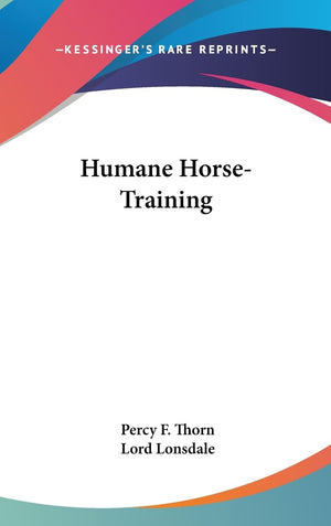 Humane Horsetraining,New