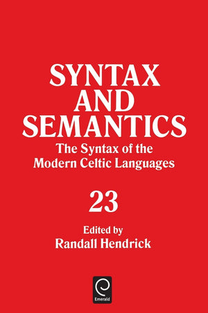 Syntax And Semantics, Volume 23 Tr Ppr (Syntax & Semantics),Used