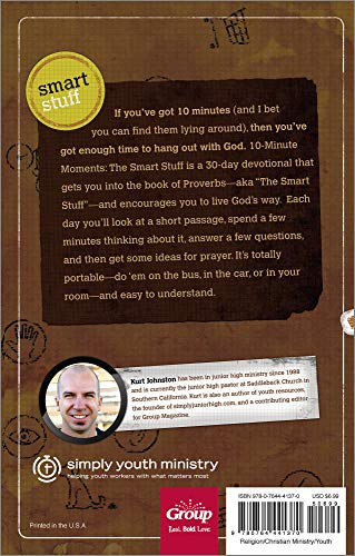 10 Minute Moments: Smart Stuff: Exploring Proverbs Ten Minutes at a Time,Used