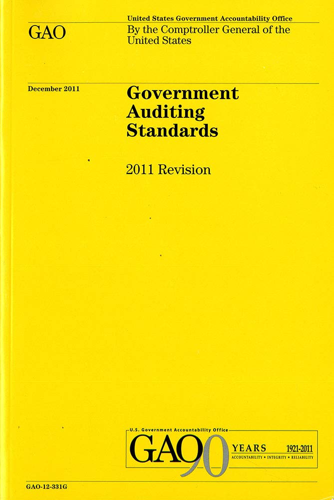 Government Auditing Standards: 2011 Revision,Used