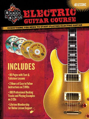 House of Blues  Electric Guitar Course: Everything You Need to Start Playing Electric Guitar,Used