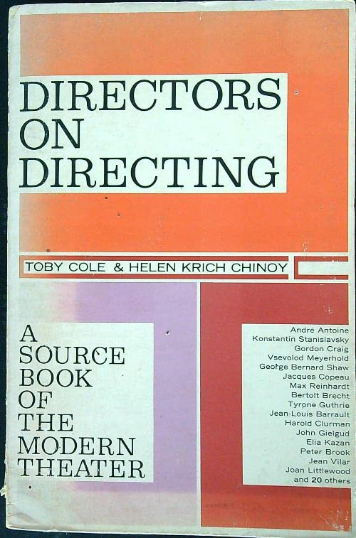 Directors On Directing By Cole, Toby, Chinoy, Helen K. (1963) Paperback,New