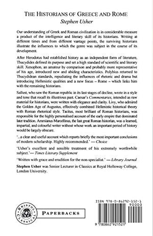 The Historians of Greece and Rome (BCPaperbacks),Used