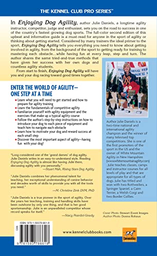 Enjoying Dog Agility, Second Edition (CompanionHouse Books) How to Train Your Dog to Navigate Agility Obstacles  Tunnels, Ramps,Used