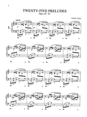 Twentyfive Preludes, Op. 2845 (Kalmus Edition),Used