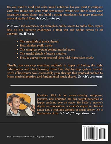 How To Read Music In 30 Days: Music Theory For Beginners  With Exercises & Online Audio (Practical Musical Theory)