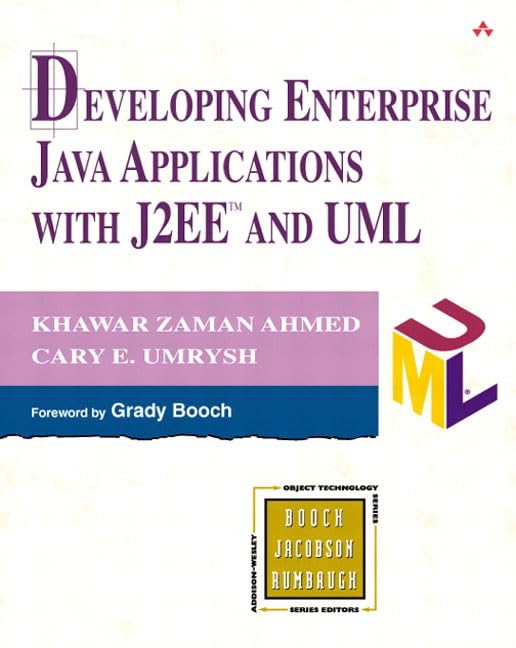 Developing Enterprise Java Applications With J2Ee and Uml,Used