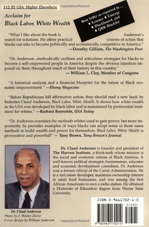 Black Labor, White Wealth : The Search for Power and Economic Justice,New