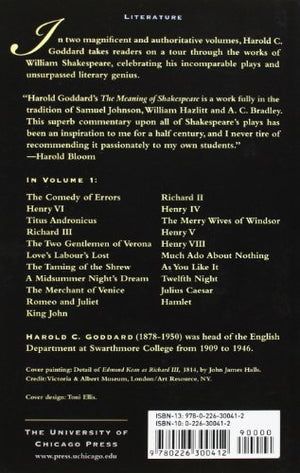 The Meaning of Shakespeare, Volume 1 (Phoenix Books),New