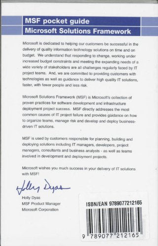 MSF: A Pocket Guide,Used