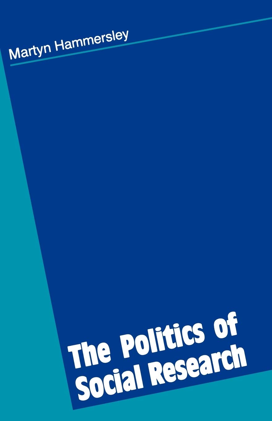 The Politics Of Social Research,New