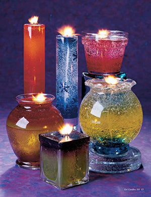 Gel Candles 101: Create Spectacular Clear Gel Wax Candles (Design Originals) Basic Instructions for Faux Drink Candles, Whipped ,Used
