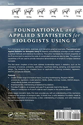 Foundational and Applied Statistics for Biologists Using R,Used