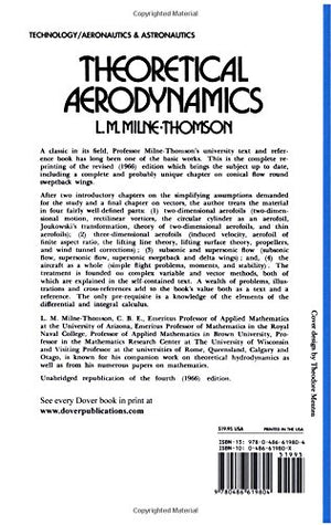 Theoretical Aerodynamics (Dover Books On Aeronautical Engineering),New