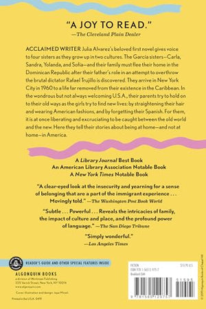 Algonquin Books How the Garcia Girls Lost Their Accents - Engaging Fiction Novel