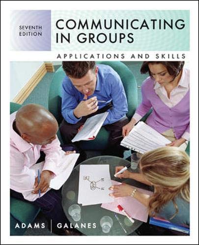 Communicating in Groups: Applications and Skills,New