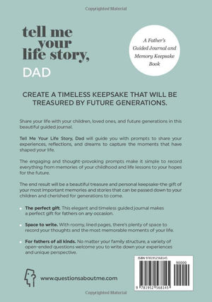 Tell Me Your Life Story, Dad: A Father? Guided Journal and Memory Keepsake Book (Tell Me Your Life Story?Series Books),Used