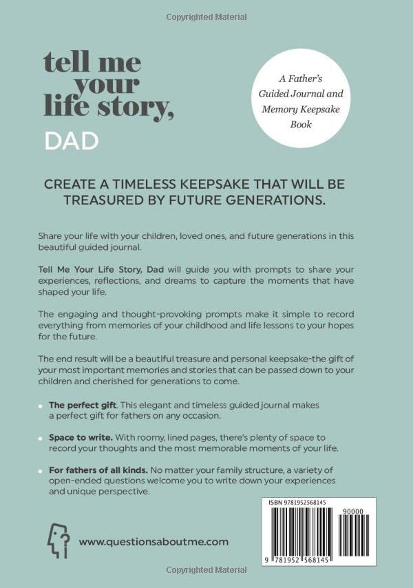 Tell Me Your Life Story, Dad: A Father? Guided Journal and Memory Keepsake Book (Tell Me Your Life Story?Series Books),Used