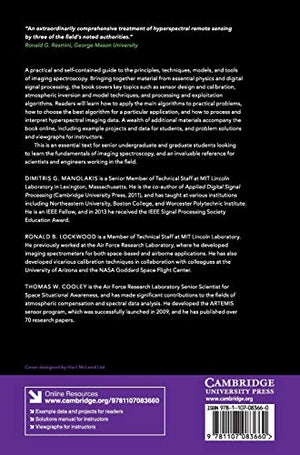 Hyperspectral Imaging Remote Sensing: Physics, Sensors, and Algorithms,Used