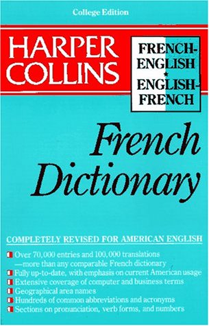 Harper Collins French Dictionary/Frenchenglish Englishfrench: College Edition,Used