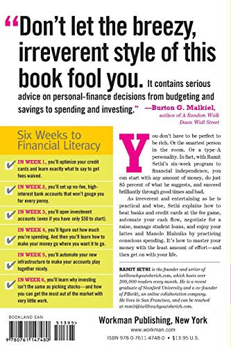 I Will Teach You To Be Rich by Ramit Sethi - Personal Finance Guide for Young Adults, Wealth Building Strategies & Money Management