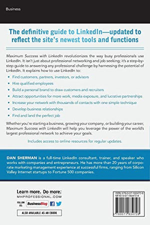 Maximum Success With Linkedin: Dominate Your Market, Build A Global Brand, And Create The Career Of Your Dreams,Used