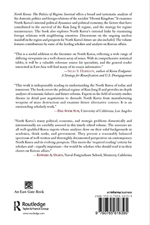 North Korea: The Politics of Regime Survival: The Politics of Regime Survival,Used