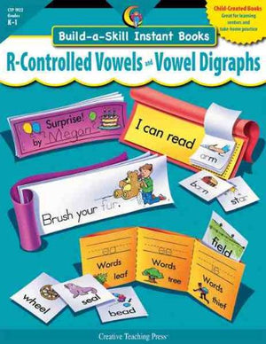 RCONTROLLED VOWELS & VOWEL DIGRAPHS, BUILDASKILL INSTANT BOOKS,Used