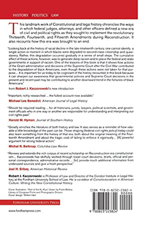 The Politics of Judicial Interpretation: The Federal Courts, Department of Justice, and Civil Rights, 18661876 (Reconstructing ,Used