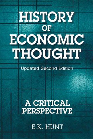 History of Economic Thought: A Critical Perspective,New