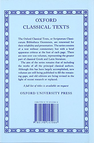 Atheniensium Respublica (Oxford Classical Texts),Used