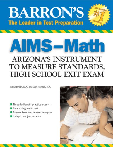 Barron's AIMSMath: Arizona's Instrument to Measure Standards, HS Exit Exam,Used