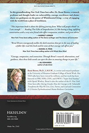 The Gifts of Imperfection: Let Go of Who You Think You're Supposed to Be and Embrace Who You Are,New