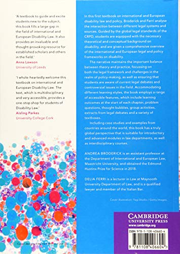 International and European Disability Law and Policy: Text, Cases and Materials (Law in Context),Used