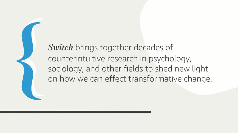 Switch: How to Change Things When Change Is Hard,New