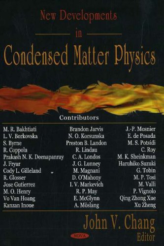 New Developments in Condensed Matter Physics,Used