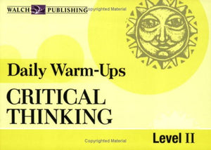 Daily Warmups: Critical Thinking, Level Ii (Daily Warmups English/Language Arts),New