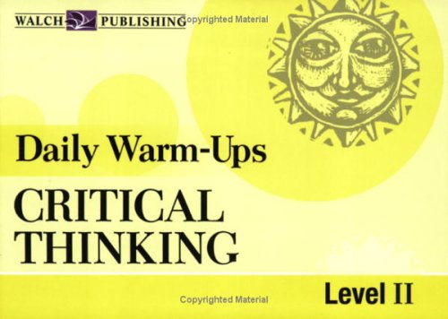 Daily Warmups: Critical Thinking, Level Ii (Daily Warmups English/Language Arts),New